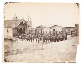 (PERU.) Henry Dewitt Moulton, photographer. Two views of the notorious Chincha guano mines.